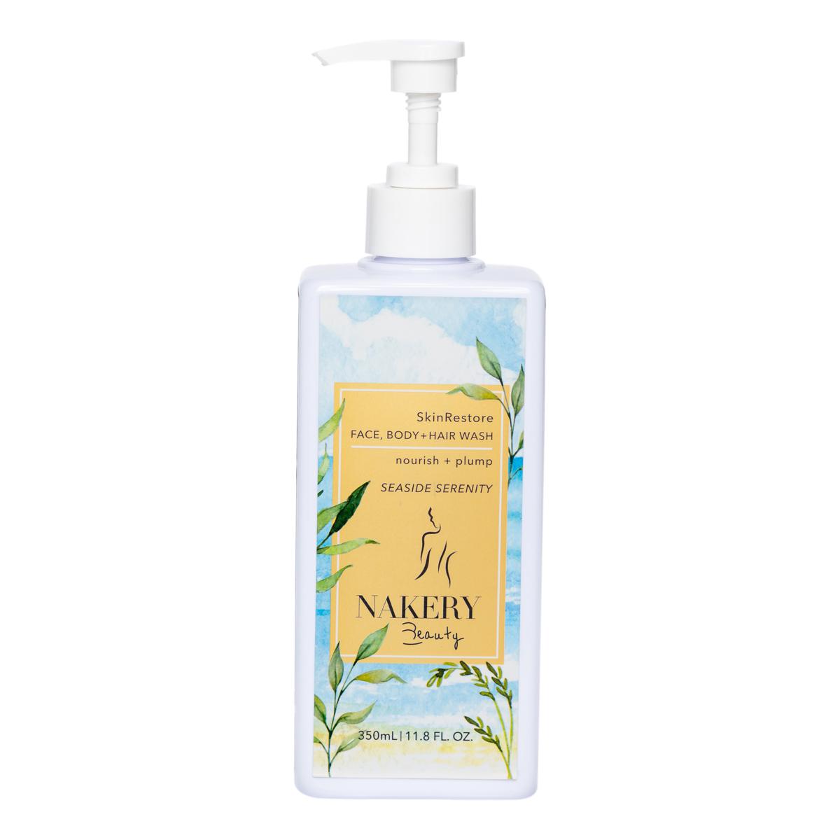 Nakery Beauty SkinRestore Face, Body & Hair Wash-Choose Scent-