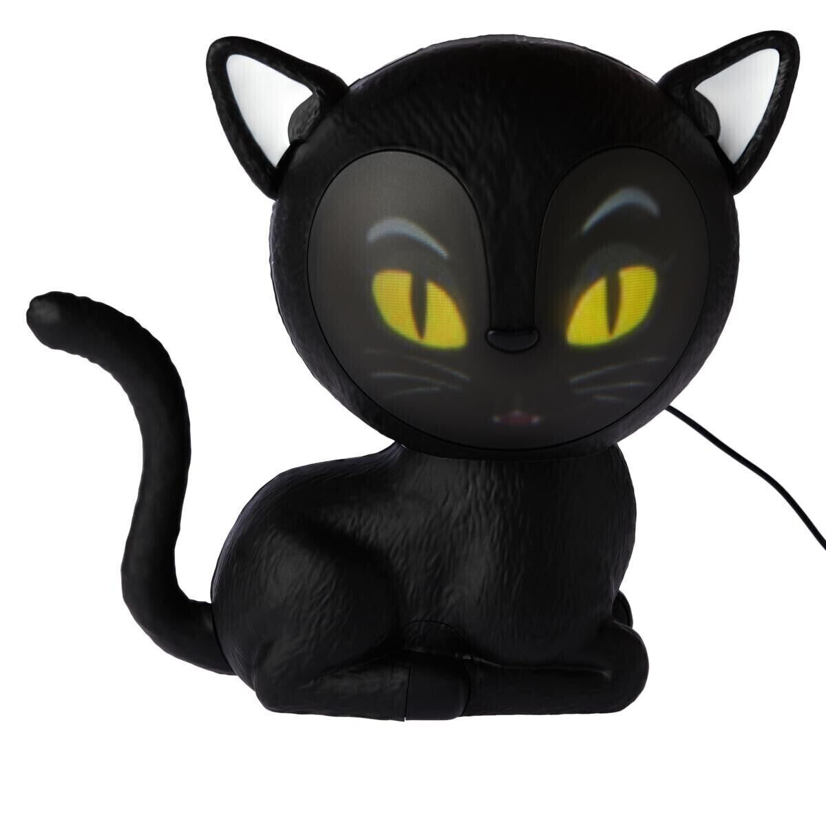 ANIMAT3D EEK The Cat Talking Animated Black Cat w/ Built in Projector & Speaker