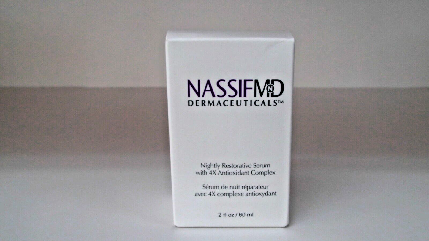 2 Nassif MD Dermaceuticals Dawn to Dusk Exfoliate & Cleanse AM PM Cleanser - 4oz total - New