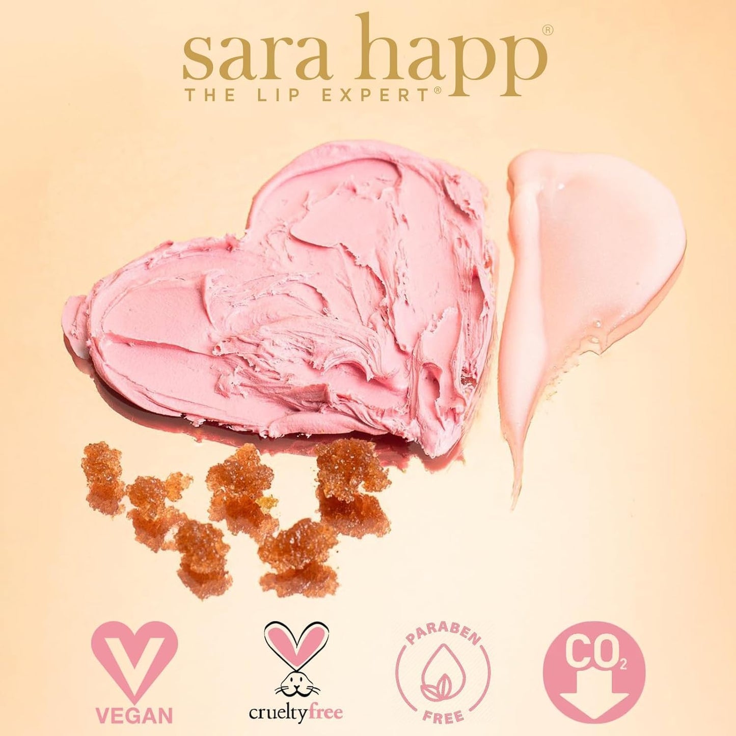 sara happ The Sweet Clay Lip Mask: Healing Bentonite Clay, Shea Butter, Soothing Natural Oils, Regenerate Lips, 0.47 oz