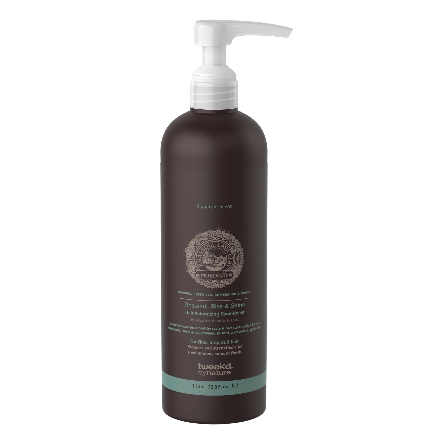 Tweak’d by Nature - Rise & Shine Volumizing and Thickening Conditioner for Fine Hair, Hydrating Hair Care for Soft, Tangle-Free Finish, Cruelty Free (33.8 ounces)