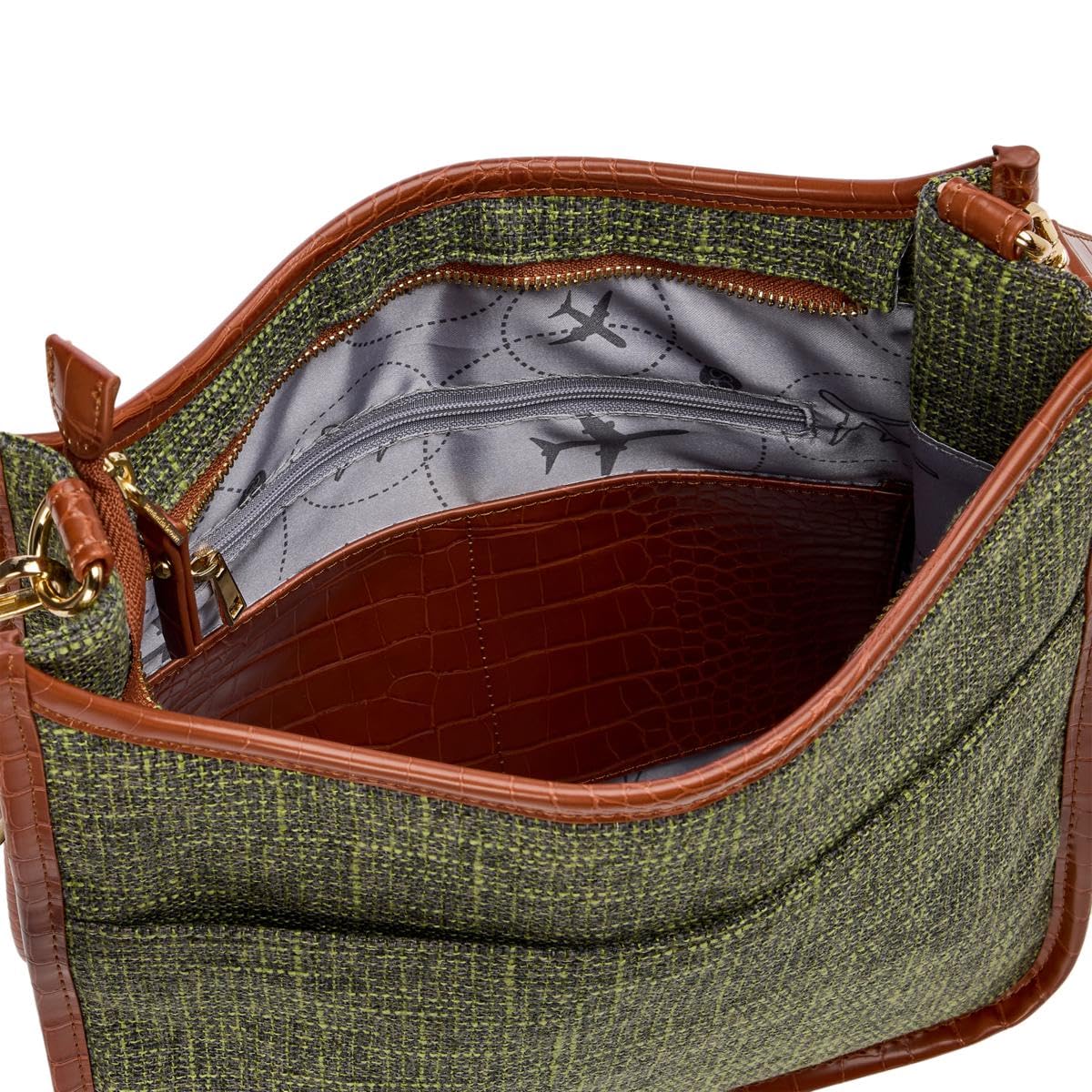 Samantha Brown To-Go Tweed Crossbody
