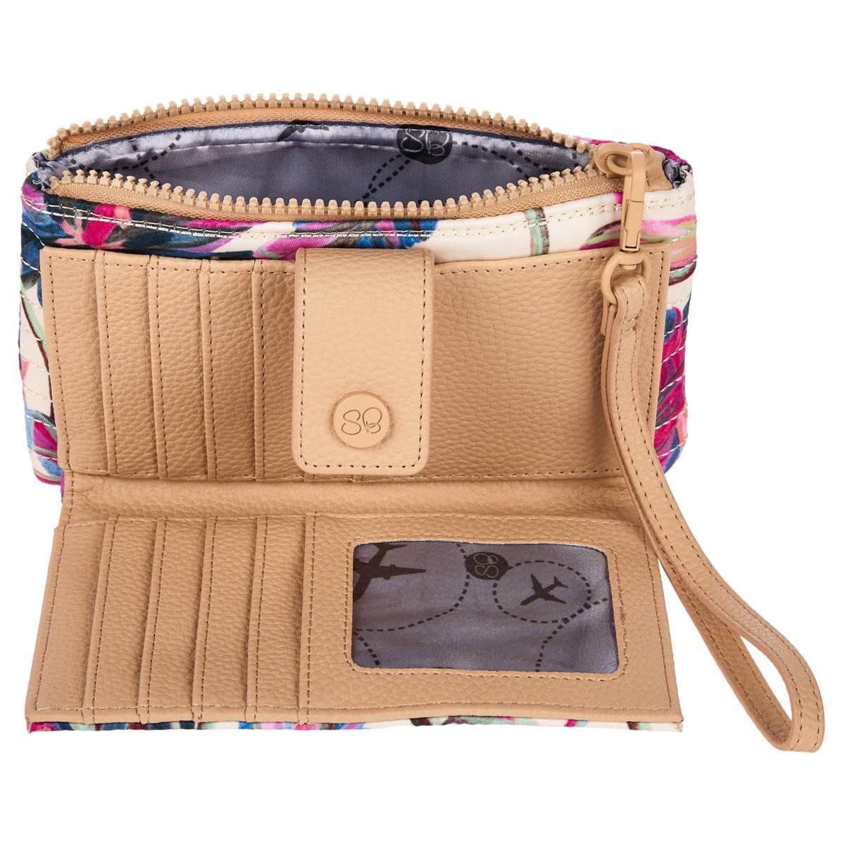 Samantha Brown To-Go RFID Quilted Travel Wallet