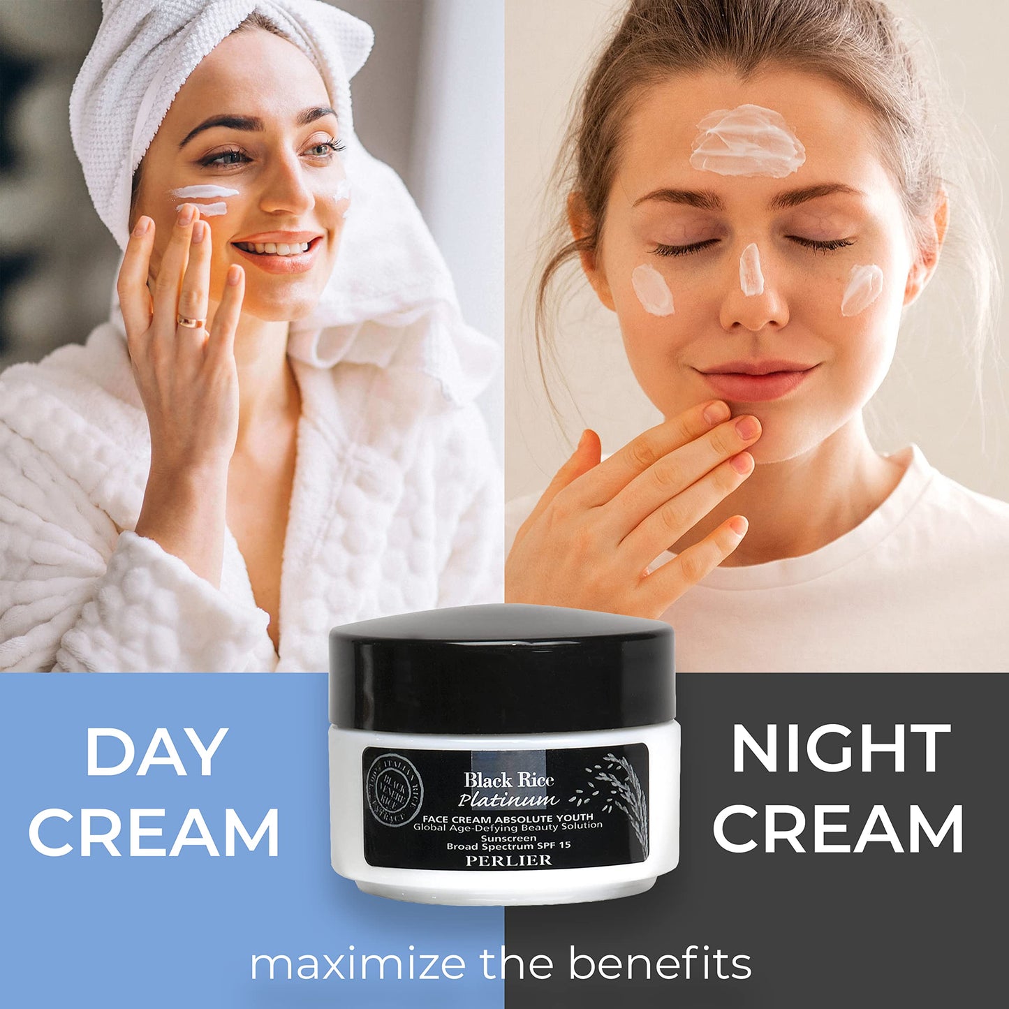 Perlier Black Rice Platinum Absolute Youth Cream SPF 15