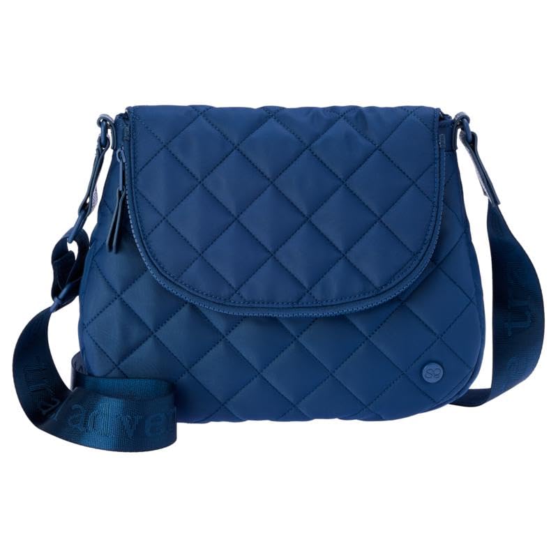 Samantha Brown To-Go Quilted Flap Saddle Crossbody
