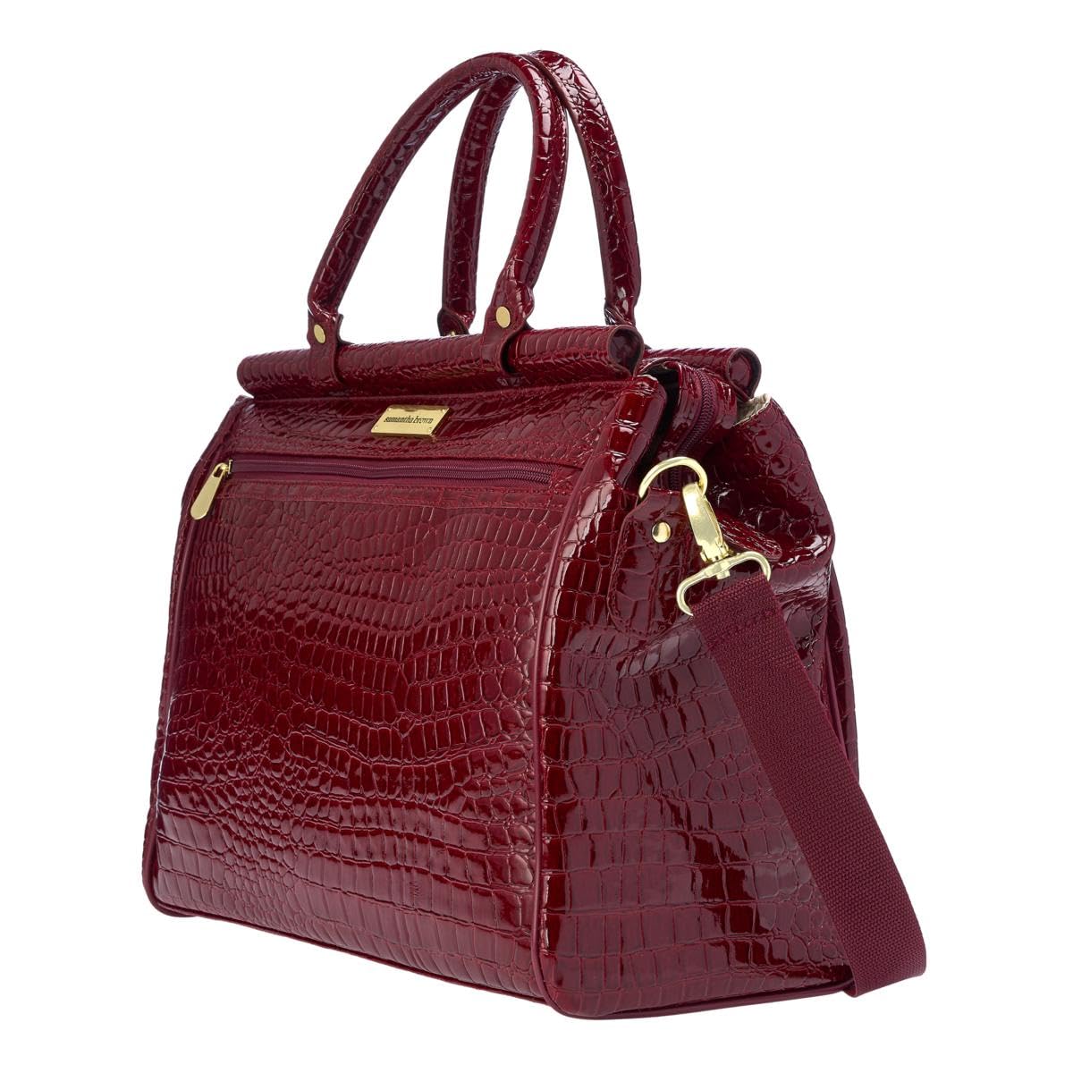 Samantha Brown Croco Dowel Bag