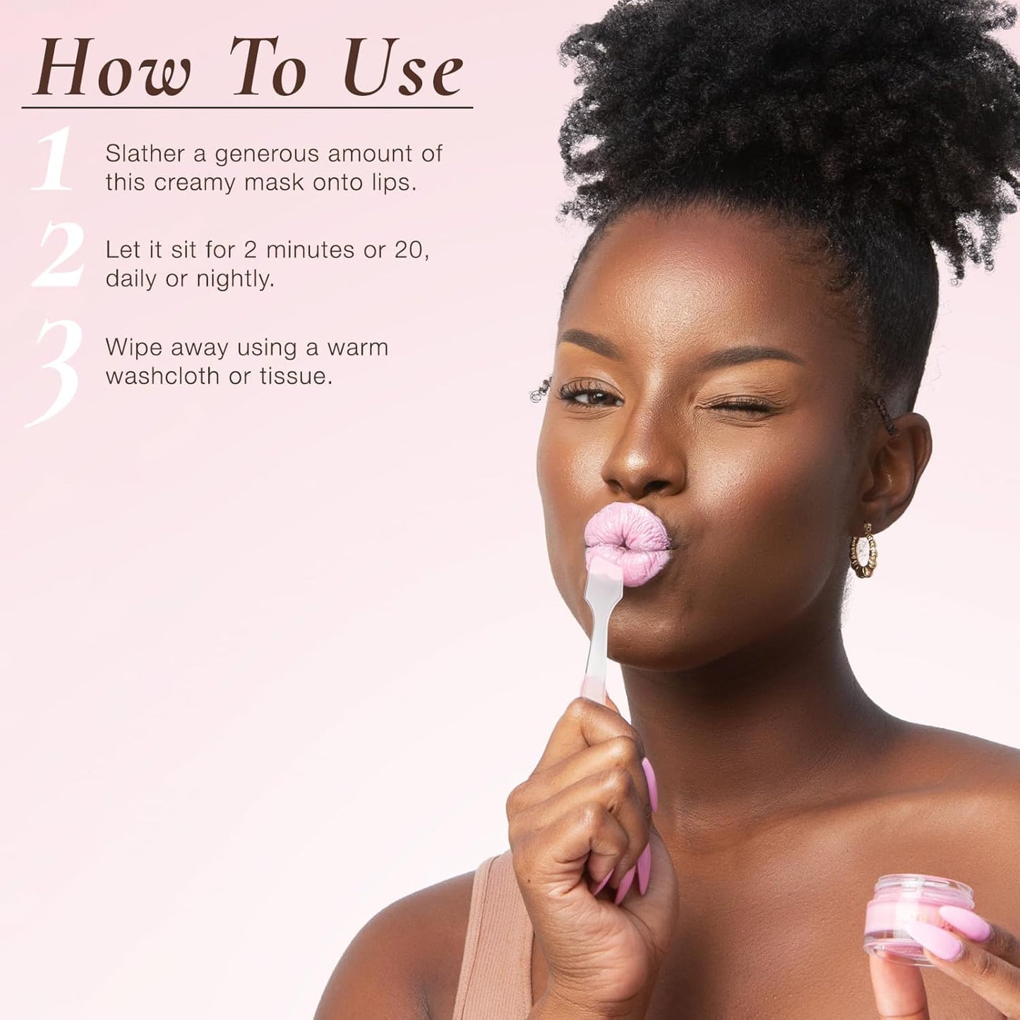 sara happ The Sweet Clay Lip Mask: Healing Bentonite Clay, Shea Butter, Soothing Natural Oils, Regenerate Lips, 0.47 oz