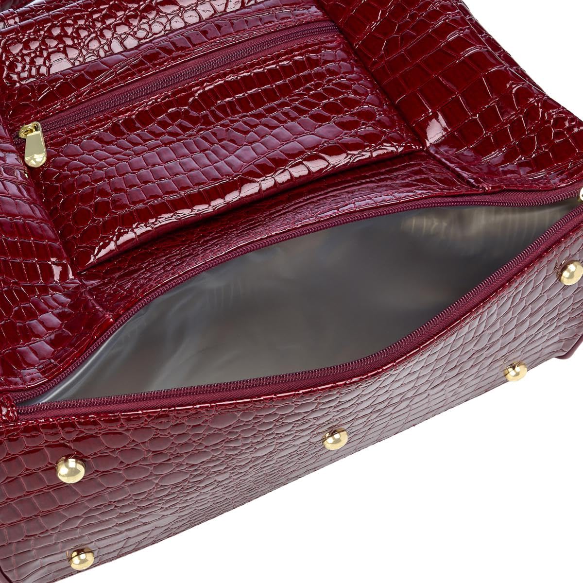 Samantha Brown Croco Dowel Bag