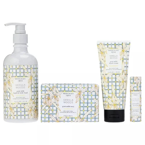 Beekman 1802 Vanilla Woods Goat Milk Bath and Body Set