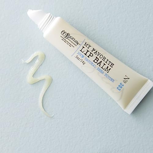 C.O. Bigelow Lip Balm Tube Trio, Variety Pack includes Rose Salve, My Favorite Lip Balm, Mentha Shine, Moisturizing Balms, 3 Pack, 0.5 oz Each