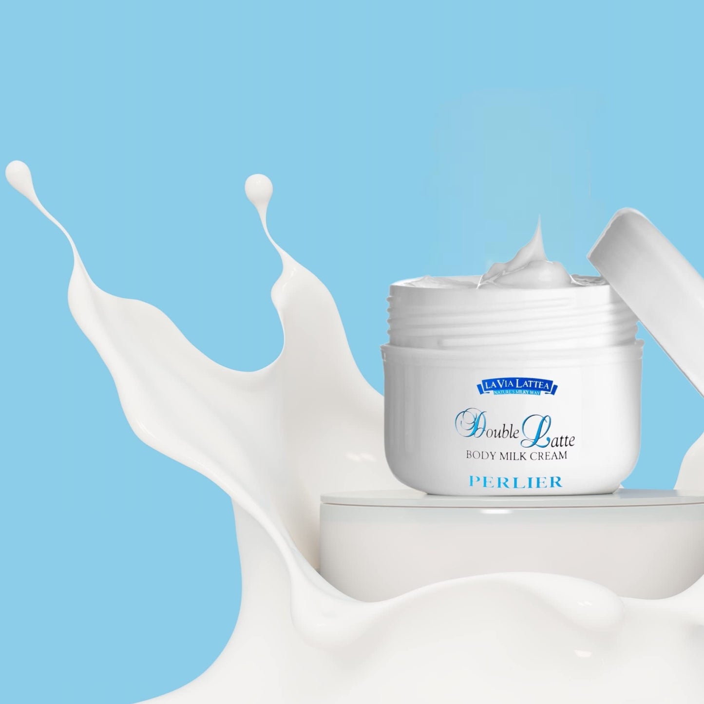 Perlier Double Latte Body Milk Cream For Senitive Skin ~ 6.7oz