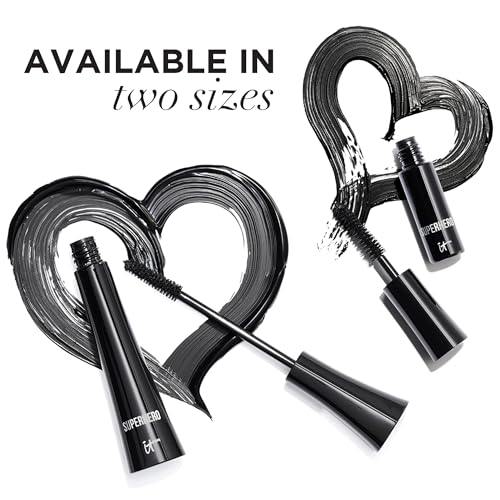 IT Cosmetics Superhero Mascara – Volumizing and Lengthening Black Mascara – Buildable Lash Volume with Collagen, Biotin & Peptides – Lifting & Curling Formula – Suitable for Sensitive Eyes