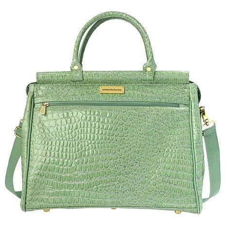 Samantha Brown Croco Dowel Bag
