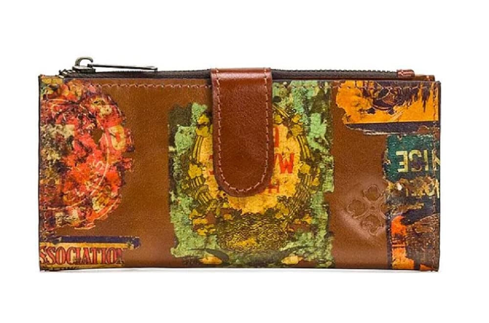 *Patricia Nash Nazari Nazari Travel Sticker Print Leather RFID Wallet