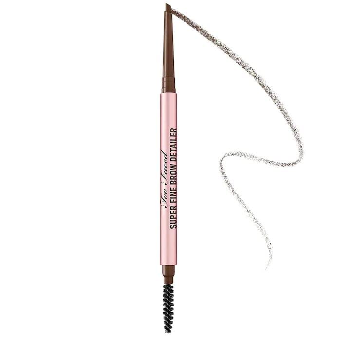 Too Faced Brow Detailer Brow Pencil WATERPROOF Dark Brown