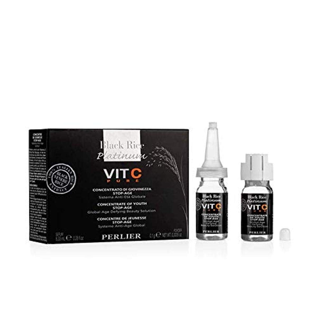 Perlier Platinum Black Rice Vitamin C Pure Concentrate Of Youth Serum, 0.56 fl. oz.