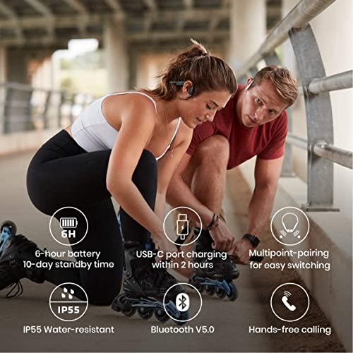 Aftershokz OpenMove Wireless Bone Conduction Headphone Slate Grey