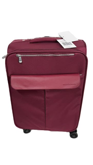 Samantha Brown 22" Upright Spinner Carry-On Luggage, Burgundy