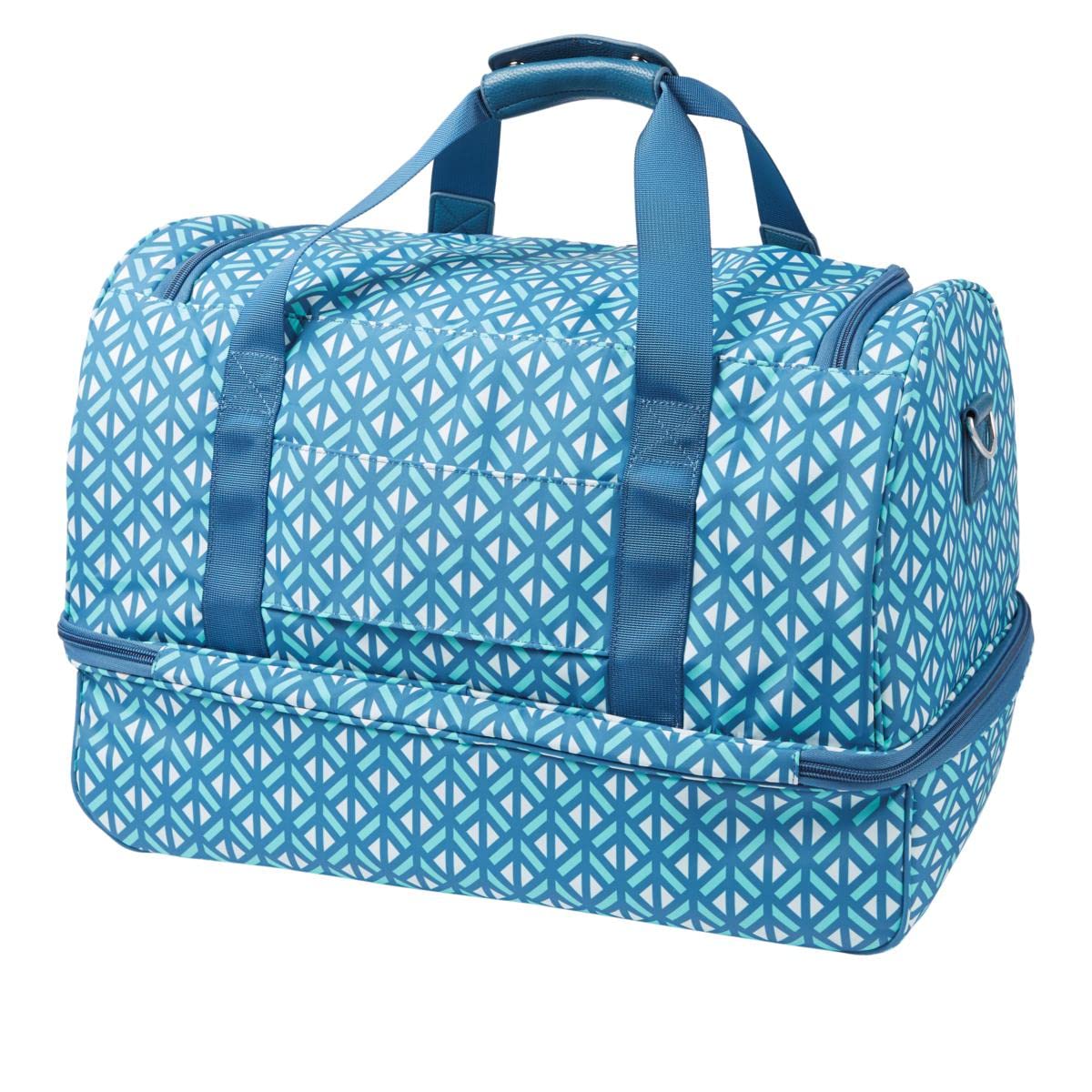 Samantha Brown To-Go Zipper Compartment Weekender - Burgundy