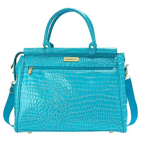 Samantha Brown Croco Dowel Bag