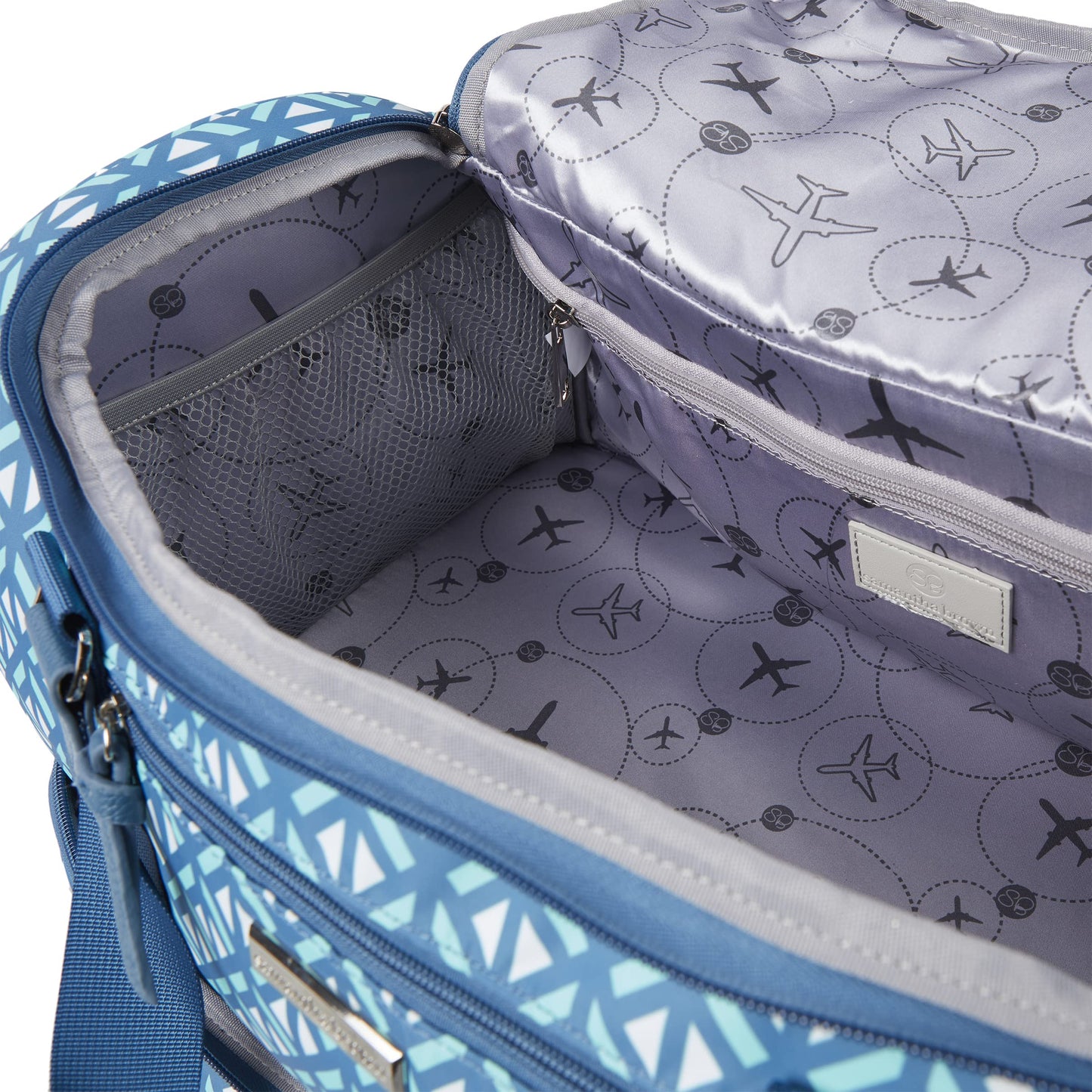 Samantha Brown To-Go Zipper Compartment Weekender - Burgundy