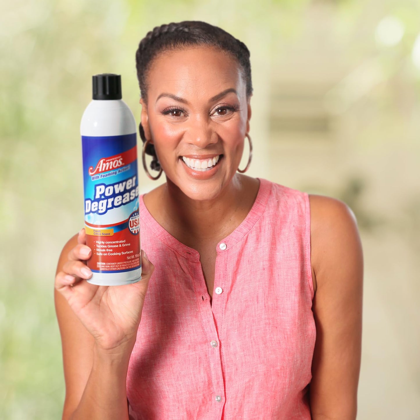 Professor Amos Grill Degreaser Removes Stubborn Grease & Grime Power Degreaser Powerful Multipurpose Cleaning Solution for Home & Commercial like Oven, Stove Cleaner Citrus Zest 19 Oz
