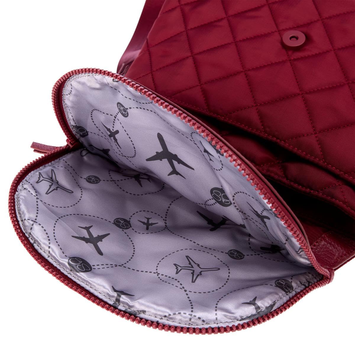 Samantha Brown To-Go Quilted Flap Saddle Crossbody