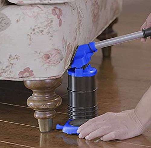 MEGA MOVERS 18-Piece Furniture Moving Set | Move and rearrange Furniture Quickly and Easily on Your own. Use The Lever to Raise Furniture and Slide The trolleys in Place.