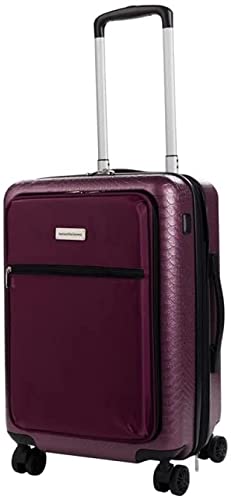 Samantha Brown 2-piece 22" Hardside Spinner and Cosmetic Case - Burgundy