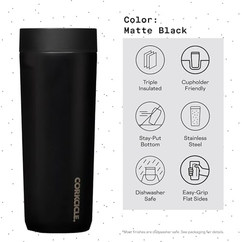 Corkcicle Commuter Cup Travel Mug with 360° Sip Lid