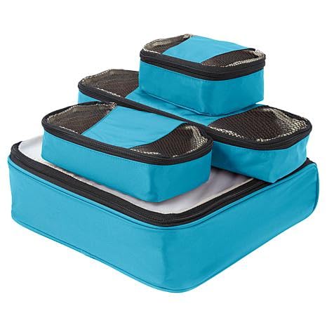 Samantha Brown 4-piece Slim Line Packing Cubes Set