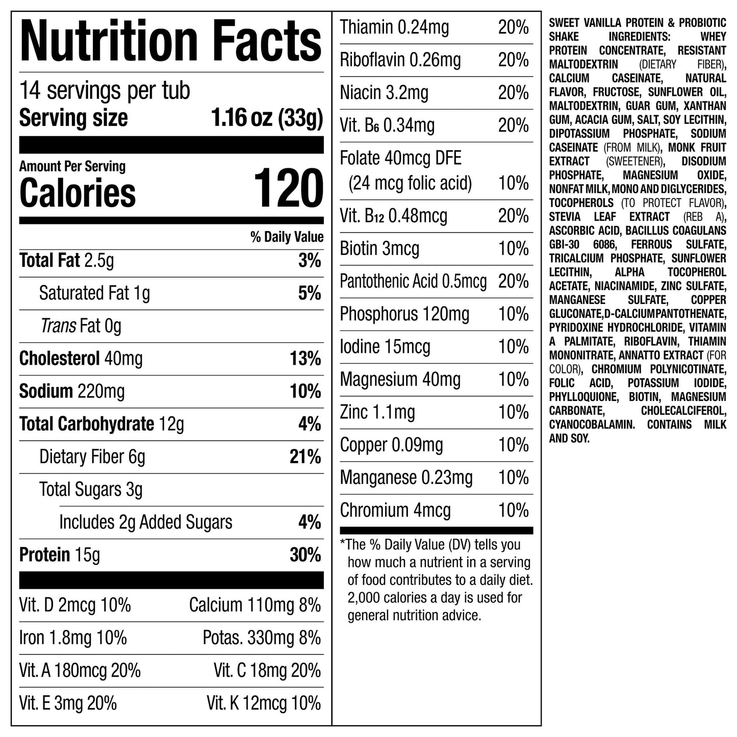 Nutrisystem ProSync Meal Replacement Protein Shake Mix - 14 Servings