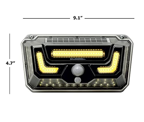 Bell+Howell Solar Bionic Wall Light Solar Lights Outdoor with Motion Sensor