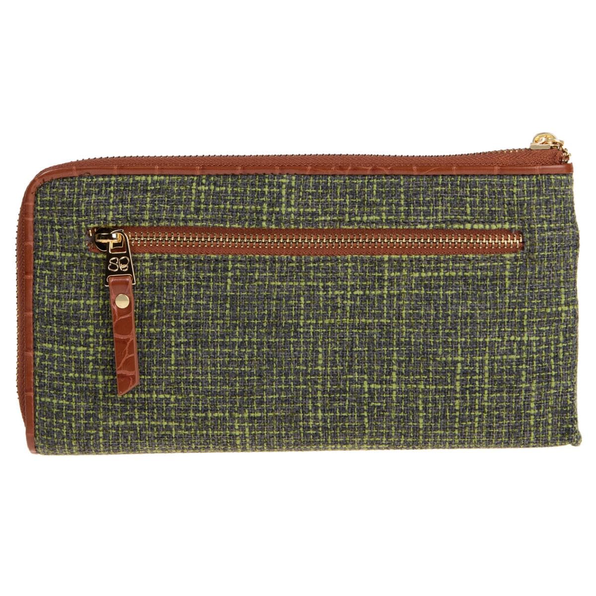 Samantha Brown To-Go RFID Tweed Travel Wallet