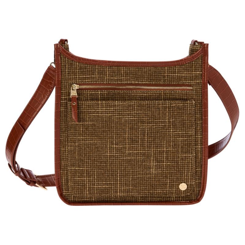 Samantha Brown To-Go Tweed Crossbody