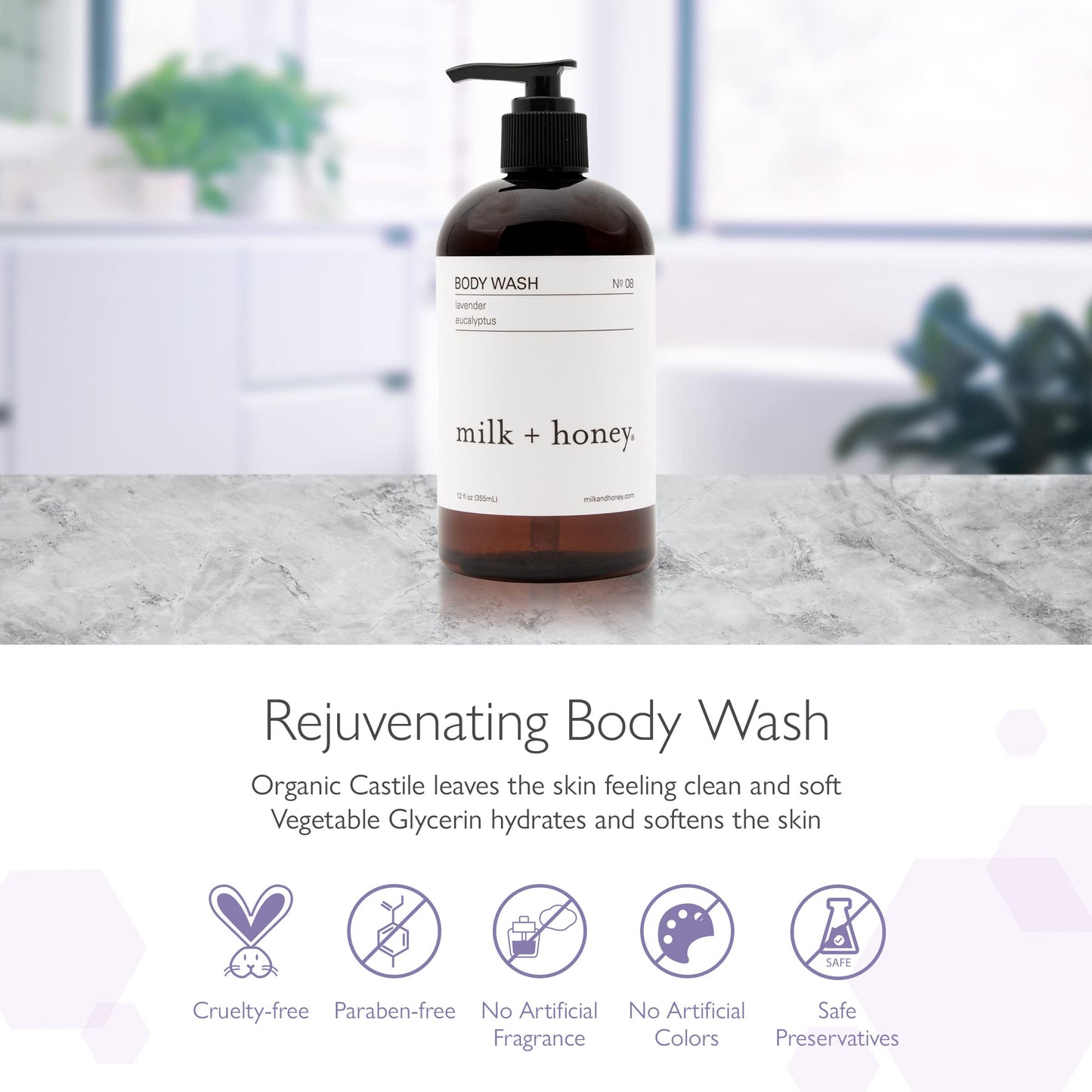 milk + honey Body Wash