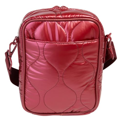 Samantha Brown To-Go Crossbody with Built-in RFID Wallet, Champagne