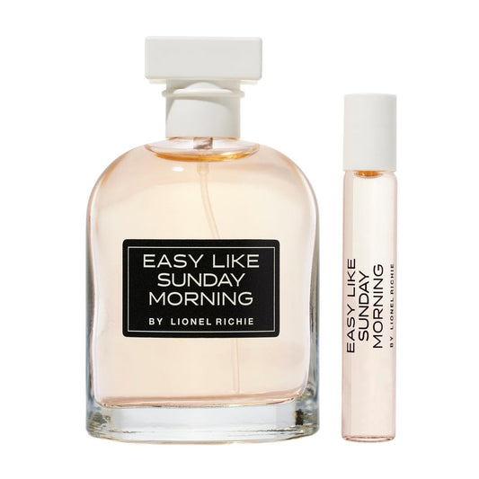 Lionel Richie Easy Like Sunday Morning for Women - 2 Gift Set 3.4oz EDP Spray, 0.33oz EDP Spray