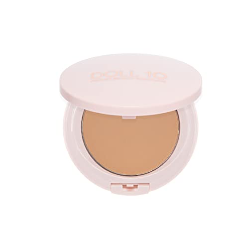 Doll 10 T.C.E. Super Coverage Serum Powder Foundation - Lightweight Buildable Full Coverage Hydrating Anti-Aging Face Makeup (Medium)