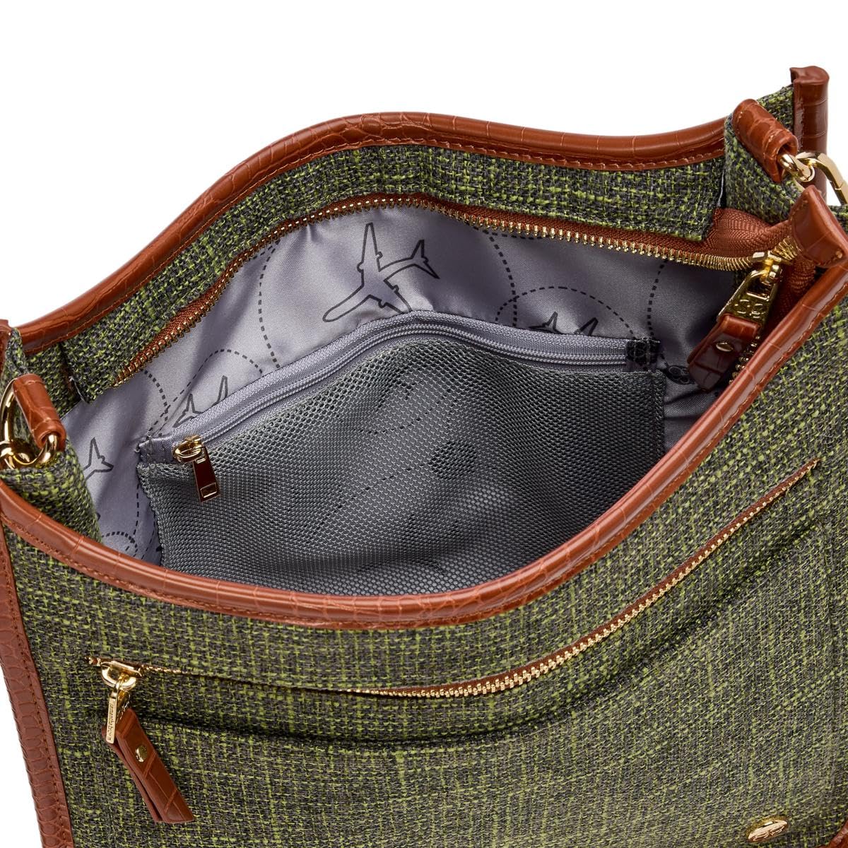 Samantha Brown To-Go Tweed Crossbody