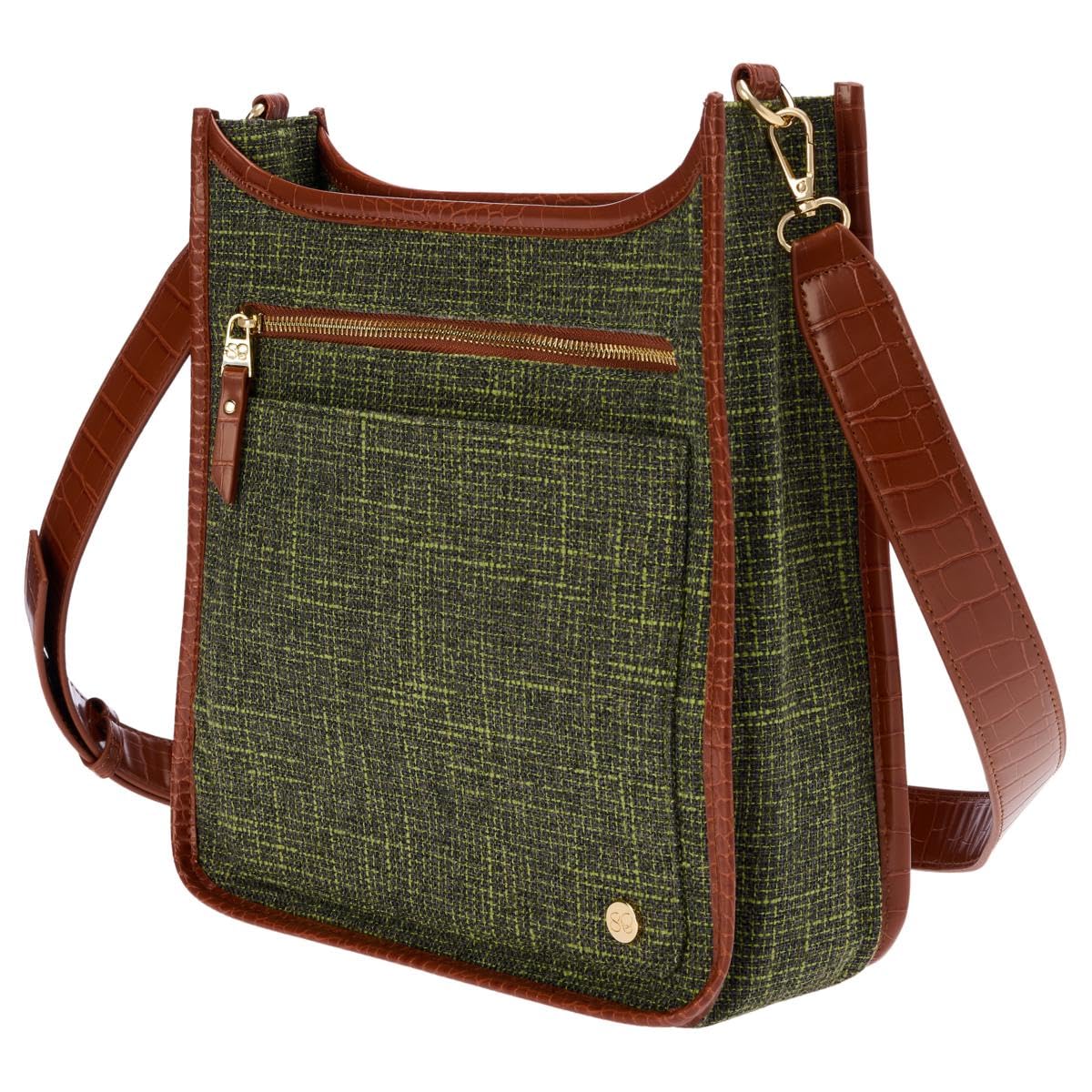 Samantha Brown To-Go Tweed Crossbody