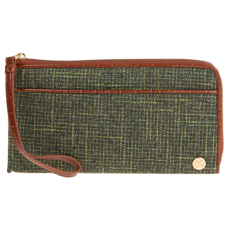 Samantha Brown To-Go RFID Tweed Travel Wallet
