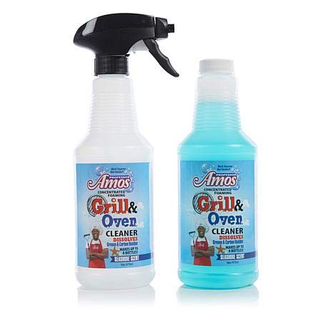 Professor Amos Concentrated, Foaming, Grill & Oven Cleaner, Dissolves Grease & Carbon Residue