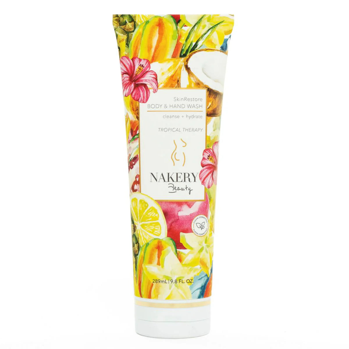 Nakery Beauty Skin Restore Body & Hand Wash 9.8 oz-Choose Scent-