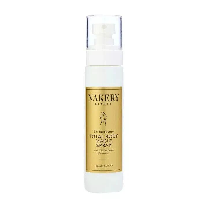 Nakery Skin Recovery Total Body Magic Spray with Magnesium-4.06 fl oz-SEALED