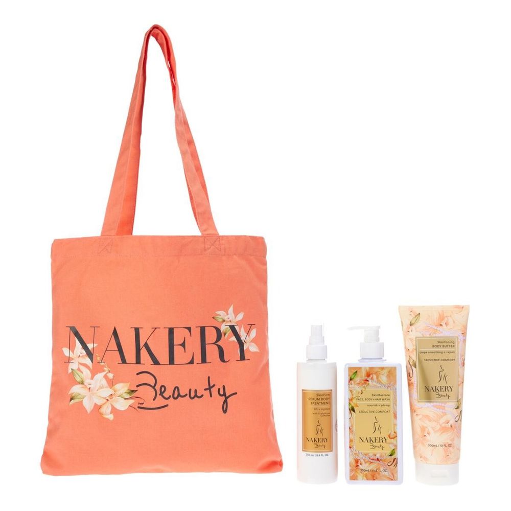 Nakery Beauty Cleanse, Firm & Smoothing - Seductive Comfort - 4-piece Collection