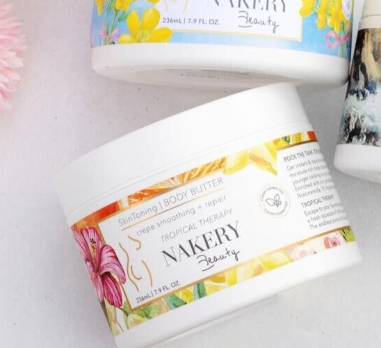 Nakery Beauty Tropical SkinToning Hydration Body Butter 7.9 fl oz.