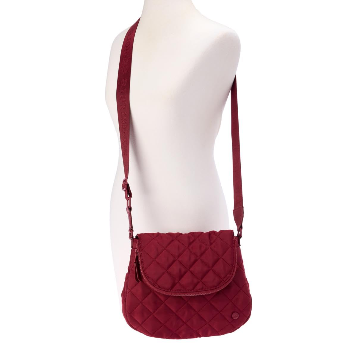 Samantha Brown To-Go Quilted Flap Saddle Crossbody