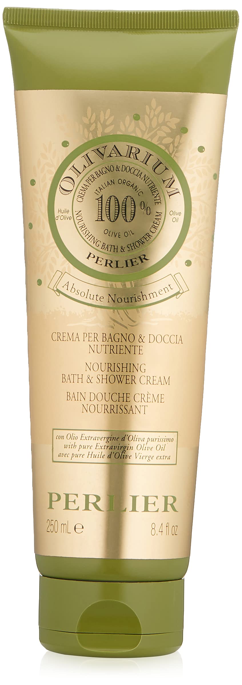 Perlier Extra Virgin Olive Oil Bath & Shower Cream, 8.4 fl. oz.