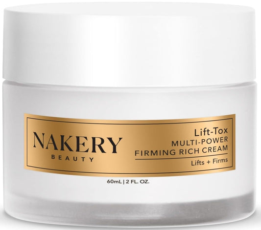 Nakery Lift-Tox Anti Wrinkle Face Cream & Neck Creams for Tightening and Firming - Rich Skin Tightening Cream for Face & Neck - Firming Cream for Aging & Crepey Skin with Matrixyl 3000